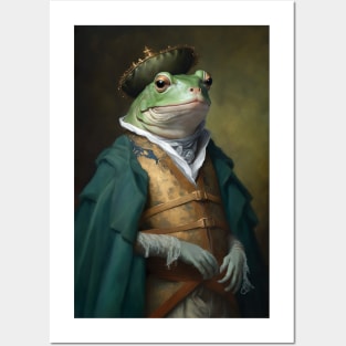 Frog Flâneur Classic Portrait Posters and Art